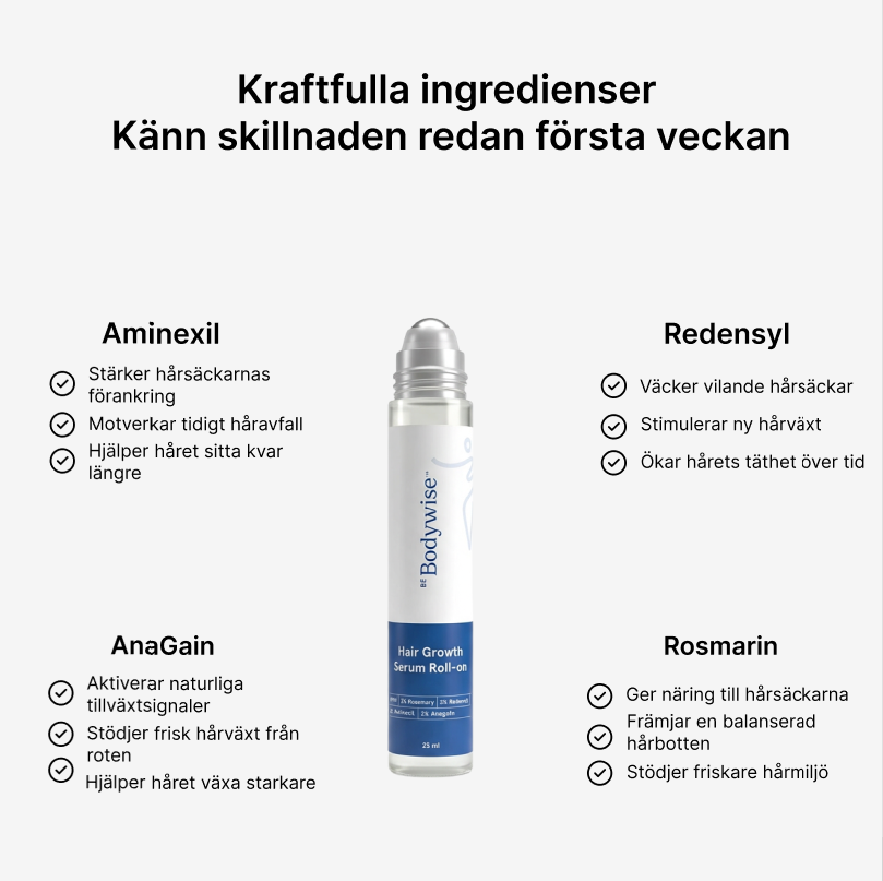 Hairroller - Från tunnare hår till synligt fylligare på 3 månader